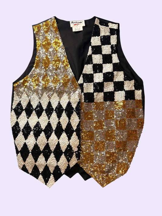 Clown’in around Sequin Vest