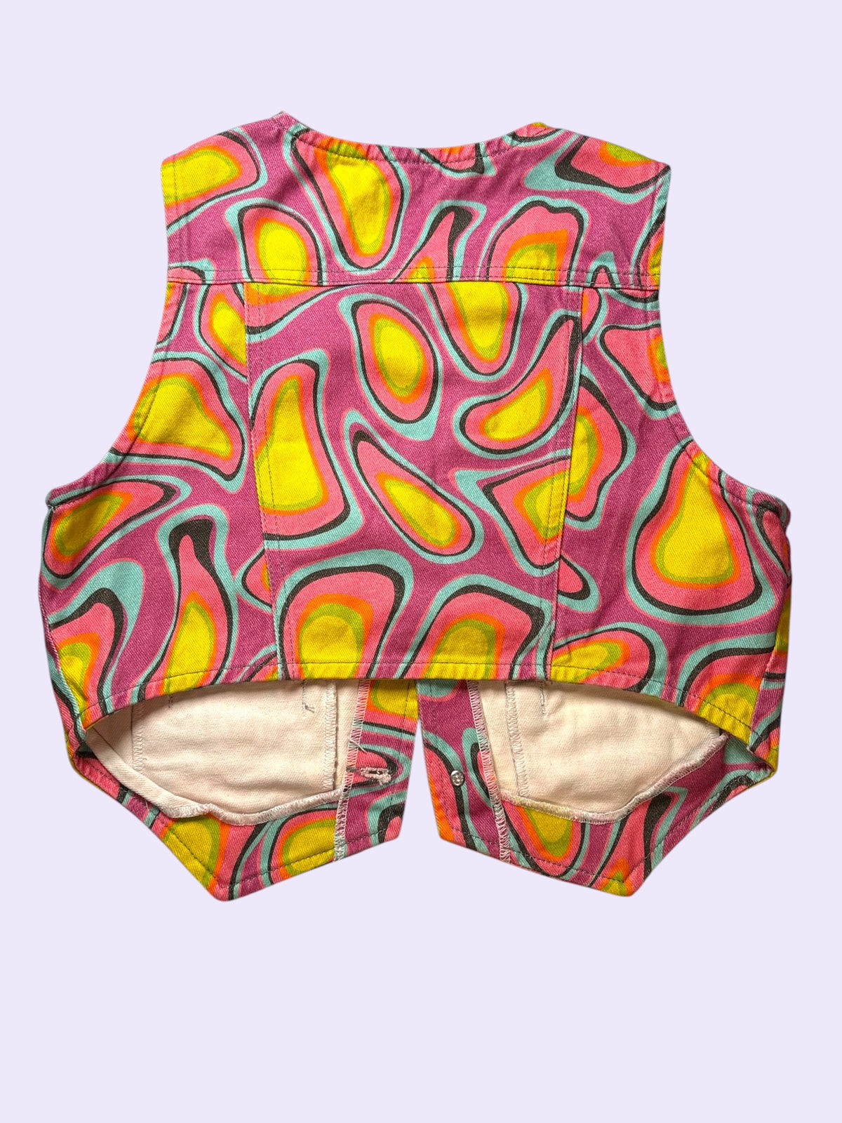 Trippy Denim Vest
