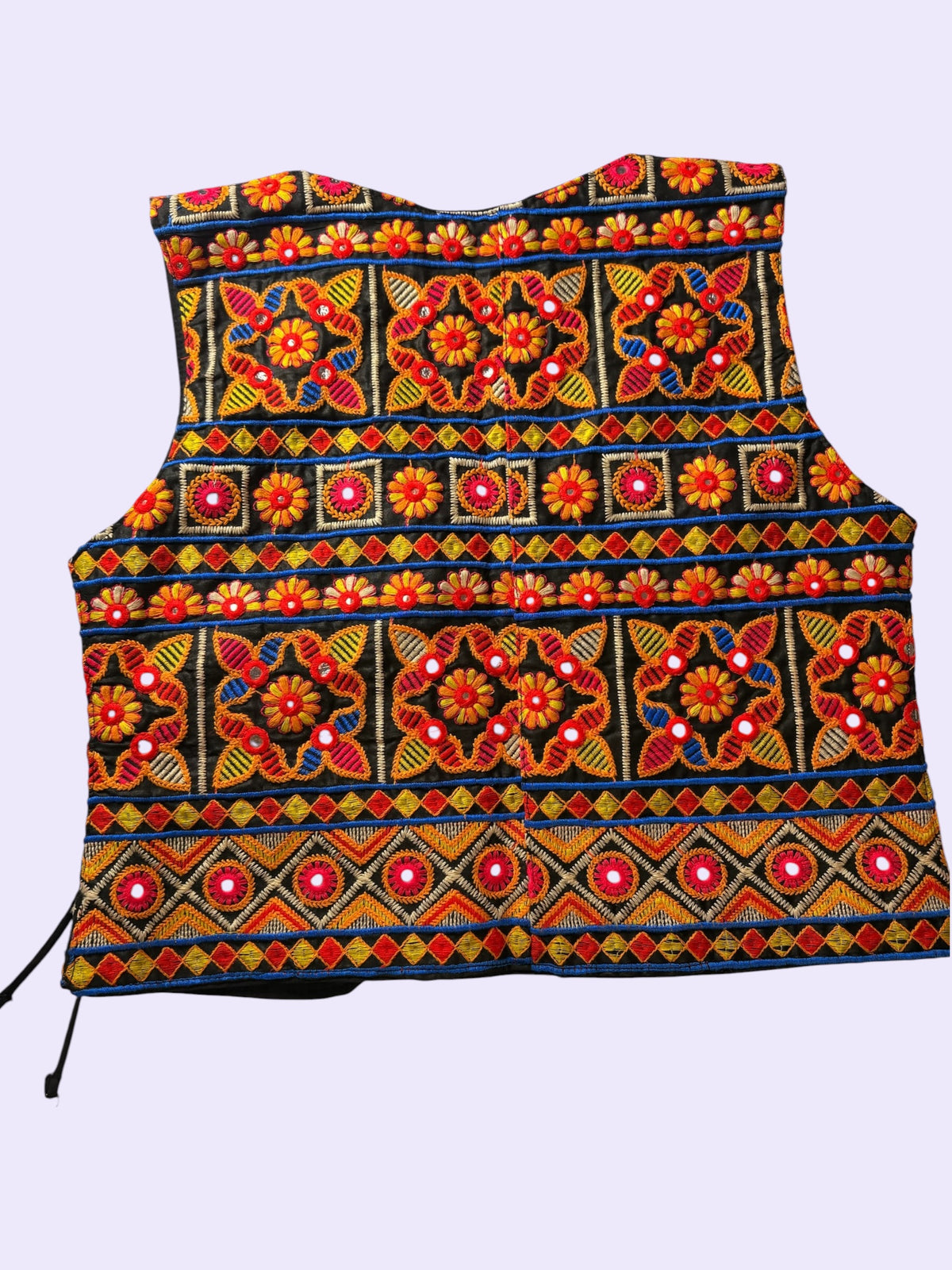 Floral Embroidered Vest