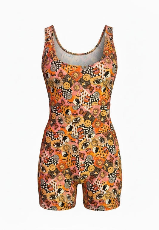 Collage Romper