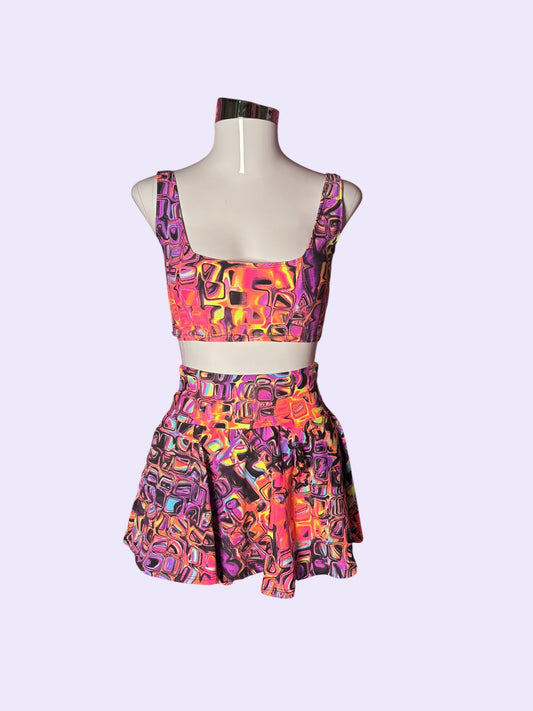 Disco Drip Crop Top