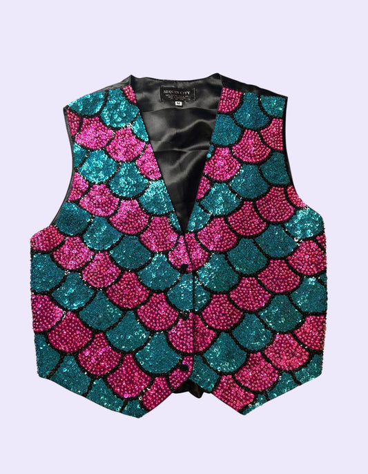 Mermaid Sequin Vest