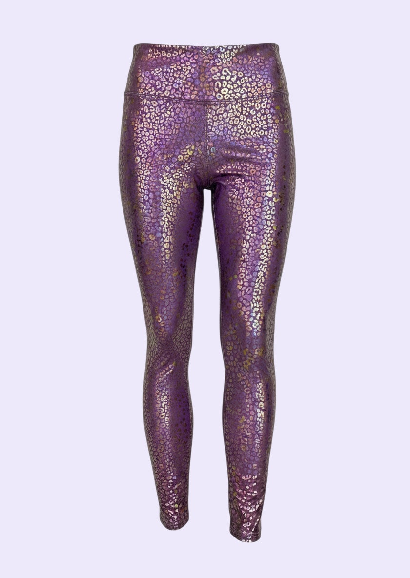 Holograph Leopard High Waist Leggings