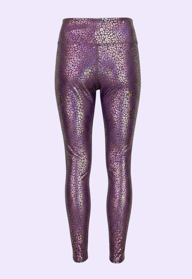 Holograph Leopard High Waist Leggings