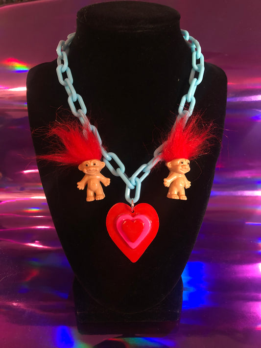 Heart Troll Necklace